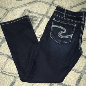 Dark wash Silver brand boot cut jeans- Berkley